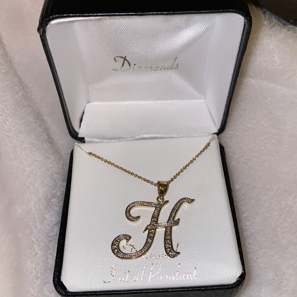 H Initial Necklace